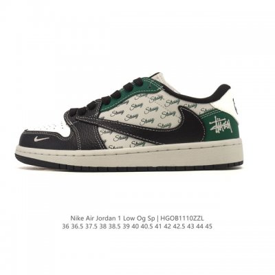 Authentic Nike Air Jordan 1 Low Og Sp Military Blue AJ1 Jordan 1 Reverse Swoosh