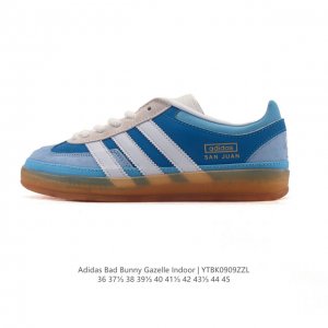 Adidas T-Toe Series Bad Bunny x Adidas Gazelle Indoor German Training Shoes Tre