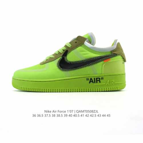 Nike Off-White X Air Force 1 Ow Air Ao4606 36 36.5 37.5 38 38.5 39 40 40.5 41 4