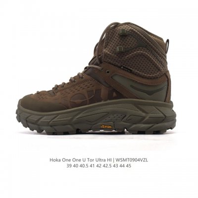 Hoka One One Tor Ultra High, a stylish, comfortable, non-slip, wear-resistant,