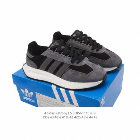 Genuine Adidas Originals Trefoil Thick-Soled Adidas Retropy E5 New Popcorn Low- - Click Image to Close