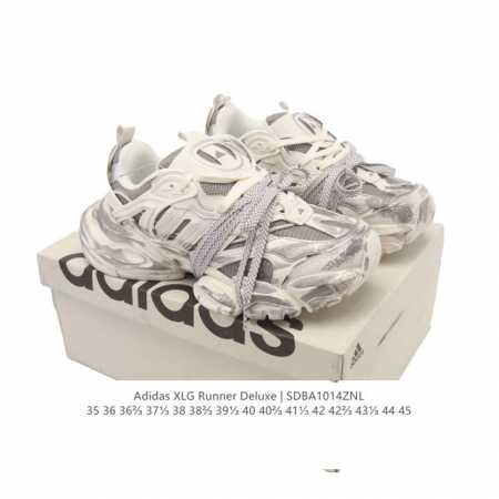 Company-grade Adidas Xlg Runner Deluxe low-top, thick-soled, retro-style, cushio - Click Image to Close