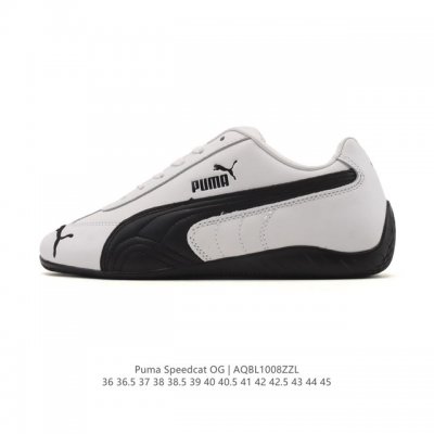 Puma Speedcat Og is a low-top, retro-inspired, versatile casual racing shoe from