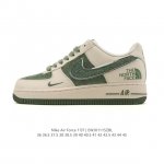 Nike Air Force 1 '07 Low, a versatile, platform, low-top white sneaker with cus