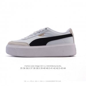 Special Price Puma Oslo Maja Wn's 2025 New White Shoes Thick Sole Heightened Spo