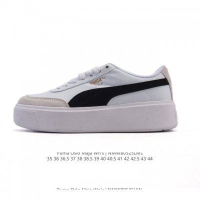 Special Price Puma Oslo Maja Wn's 2025 New White Shoes Thick Sole Heightened Spo