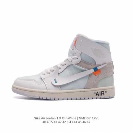 Off-White X Nike Air Jordan 1 Retro High Og Unc Aj1 1 Aj1 1 air Jordan 1 Unc Zi - Click Image to Close