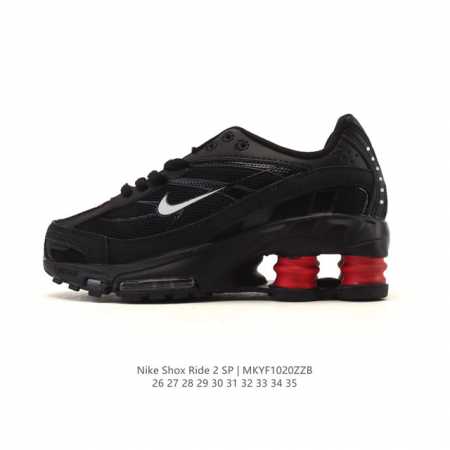 New Nike Shox Ride 2 Children's Shoes, Fabric Non-slip Wear-resistant Retro Chil - Click Image to Close