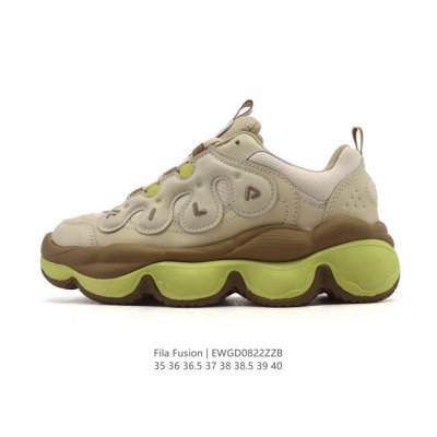 Fila Fusion women's dad shoes, thick-soled, height-enhancing, versatile sneakers