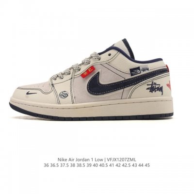 Factory Grade Nike Air Jordan 1 Low AJ1, a low-top retro-style casual basketbal