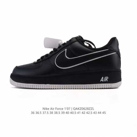 Nike Air Force 1 '07 Low Air Force One white shoes with air cushion, low-top ve - Click Image to Close