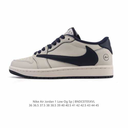 Company-level genuine Nike Air Jordan 1 Low Og Sp Military Blue Aj1 Joe 1 rever