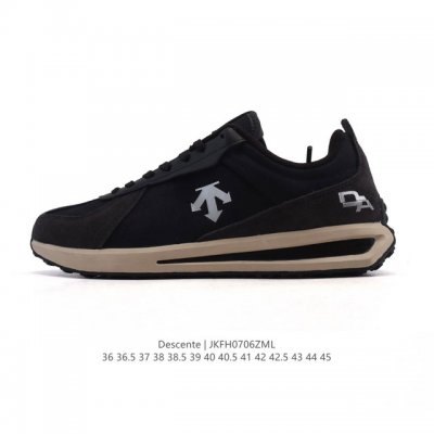 Company-level Descente Chron retro leather canvas splicing sports casual shoes f