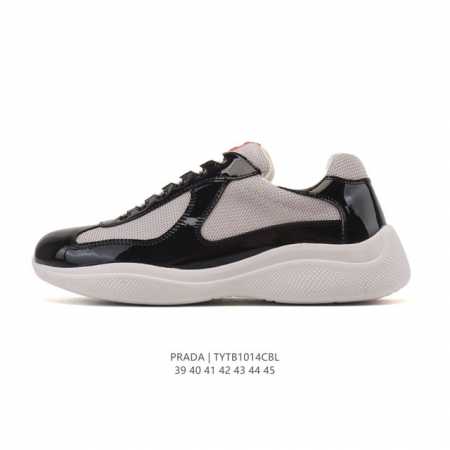 Company Grade Prada Series / Prada Men's Platform Height-Increasing Sports Runni - Click Image to Close