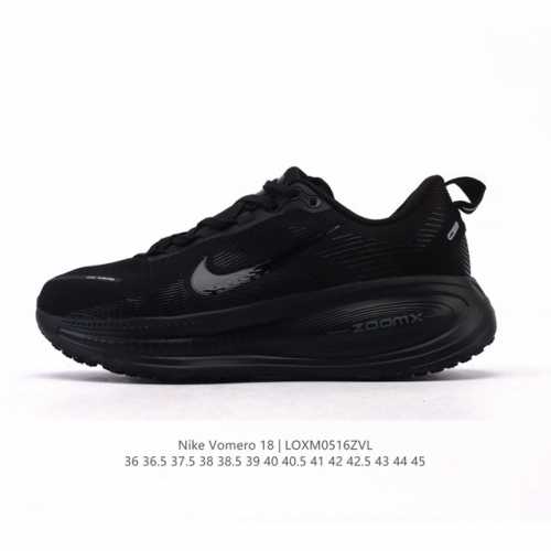 Genuine Nike Vomero 18 Thick-Soled Heightened Daddy Sports Running Shoes The New