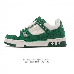 Louis Vuitton Trainer Sneaker Low, a stylish and trendy platform sneaker for men