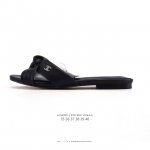 Chanel slippers! Women's leather sandals and flip flops are a perfect match for