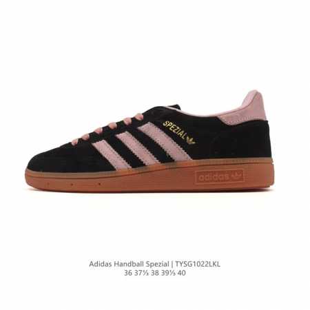 Adidas Handball Spezial Low-Top Adidas Originals Retro Casual Sneakers, featurin - Click Image to Close