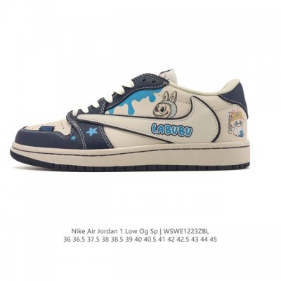 Authentic Nike Air Jordan 1 Low Og Sp Military Blue AJ1 (Reverse Swoosh) 2025 Ne