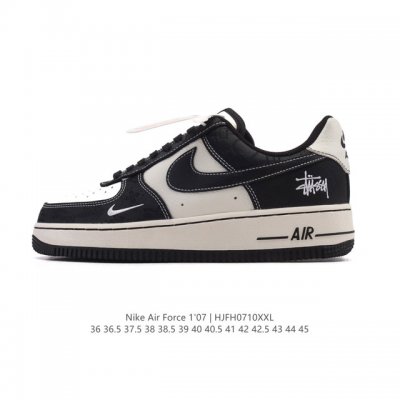Company-level Af1 Nike Air Force 1 '07 Low Air Force One white shoes with thick