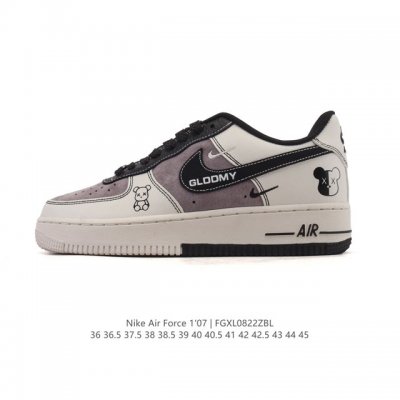 New Af1 Nike Air Force 1 '07 Low Air Force One cushioned, thick-soled, height-e