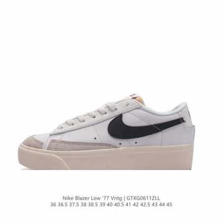Nike Blazer Low '77 Vntg Swoosh Nike Blazer Low '77 Vntg Dj0292 36 36.5 37.5 38 - Click Image to Close