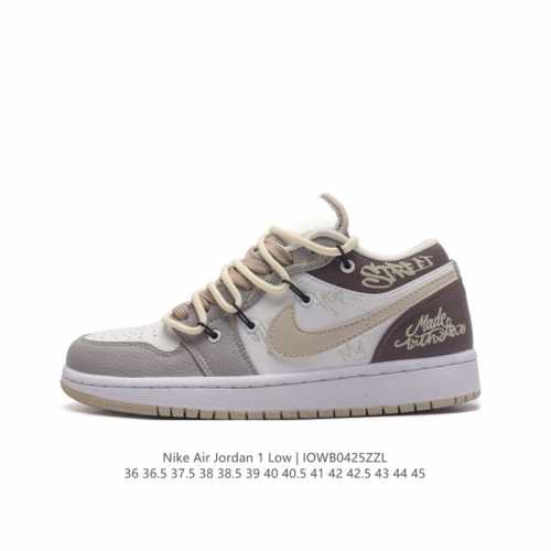 Nike sole nike Air Jordan 1 Low Gs White Black Phosphor Aj1 553558 36 36.5 37.5