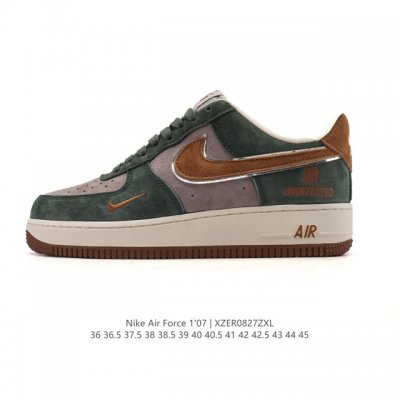 Nike Air Force 1 '07 Low, a cushioned white sneaker. This versatile, low-top, t