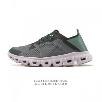 On Cloud 6 Coast Soft, Comfortable, Slip-Resistant, Wear-Resistant Low-Top Casua