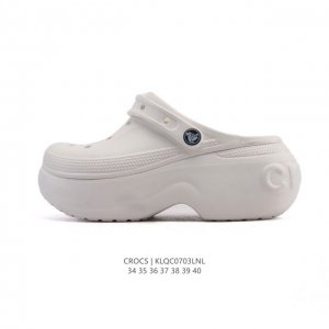 Crocs Beach Hole Shoes Women's Casual Thick-soled Height-enhancing Sandals Crocs