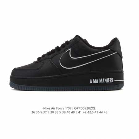 Nike Air Force 1 '07 Air Force One low-top, versatile, thick-soled, height-enha - Click Image to Close