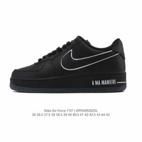 Nike Air Force 1 '07 Air Force One low-top, versatile, thick-soled, height-enha
