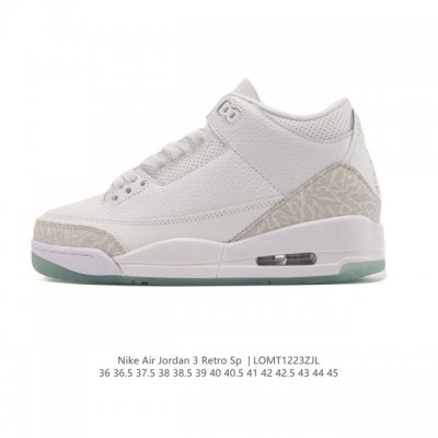 Company Grade Nike Air Jordan 3 Retro Series, a mid-top basketball shoe for men