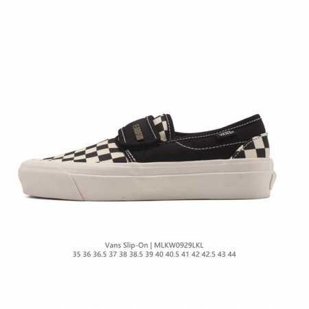 Vans Unisex Classic Slip-On Canvas Shoes, Vulcanized Casual Low-Top Sneakers. V - Click Image to Close