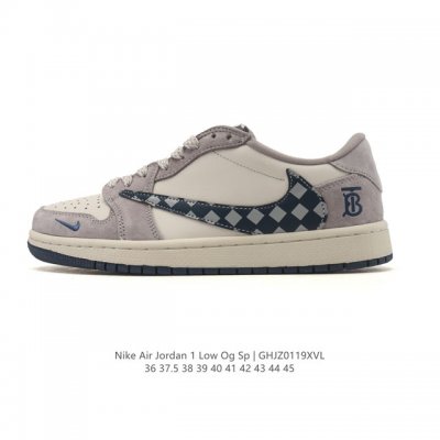 Company Grade Nike Air Jordan 1 Low Og Sp Military Blue AJ1 Jordan 1 Reverse Sw