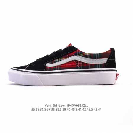Vans Sk8-Low Classic Style Xiaohongshu Hot-Selling Low-Top Casual Canvas Splicin - Click Image to Close