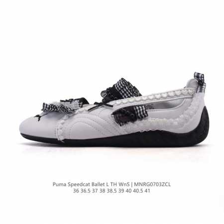 Puma Speedcat Ballet Ballet Shoes Mary Jane Shoes Women's Sports Casual Shoes Pu - Click Image to Close