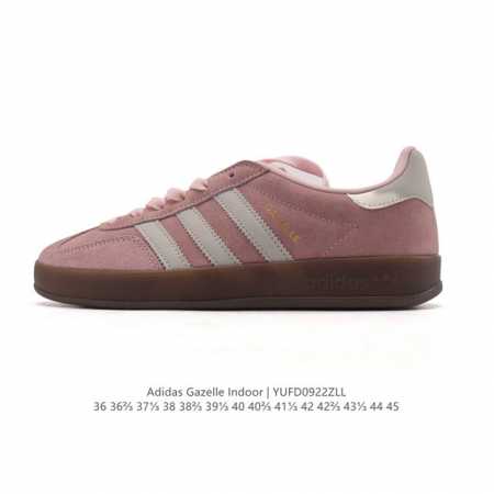 The adidas Originals Gazelle Indoor Retro Trefoil Non-slip Transparent Rubber Sn - Click Image to Close