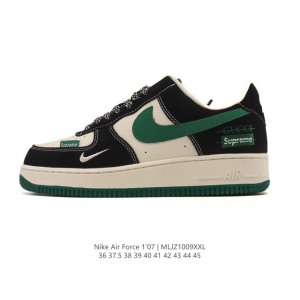 Company-grade new Nike Air Force 1 '07 Low sneakers with a thick sole and height