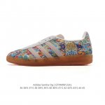 Adidas Originals Gazelle Indoor Retro Trefoil Non-slip Transparent Rubber Sneak