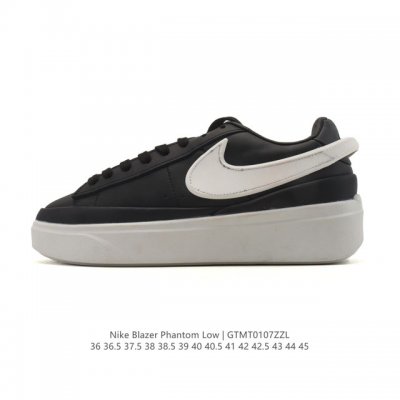 New Nike Blazer Phantom Low Men's and Women's Sports Sneakers with Platform Hei