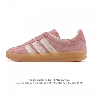 adidas Originals Gazelle Indoor Retro Trefoil Non-slip Transparent Rubber Sneake