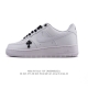 Corporate-level Af1 Nike Air Force 1 '07 Low Air Force One white shoes with thic