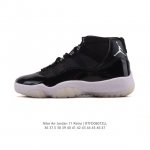 The Nike Air Jordan 11 Retro is a replica of the classic Jordan 11 design, belov
