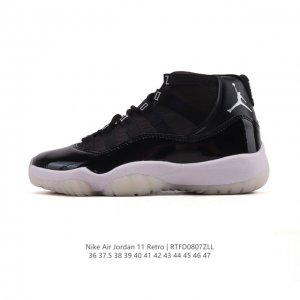 The Nike Air Jordan 11 Retro is a replica of the classic Jordan 11 design, belov