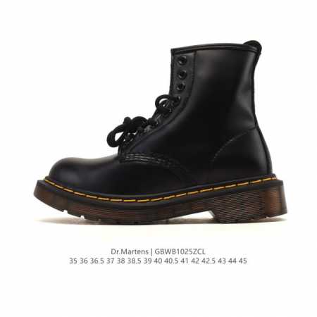 Company-grade DR Martens high-top business leather boots for men and women, casu - Click Image to Close