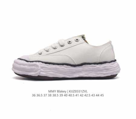 Mmy Blakey mmy Maison Mihara Yasuhiro Original Sole Canvas Low mmy blakey Mmy B - Click Image to Close