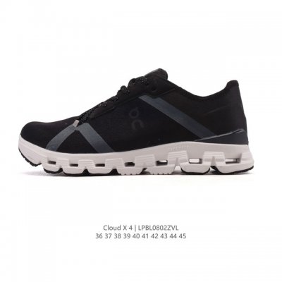 New On Run Cloud X4 Comfortable, Non-Slip, Supportive Low-Top Training Shoes. O