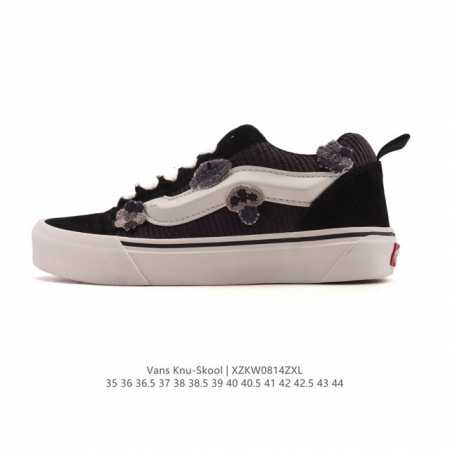 Vans Knu-Skool Vr3 Lx loafers with leather uppers. Camp Julian series low-top r - Click Image to Close