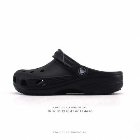 Crocs Beach Hole Shoes Men's and Women's Casual Thick-soled Height-enhancing San - Click Image to Close